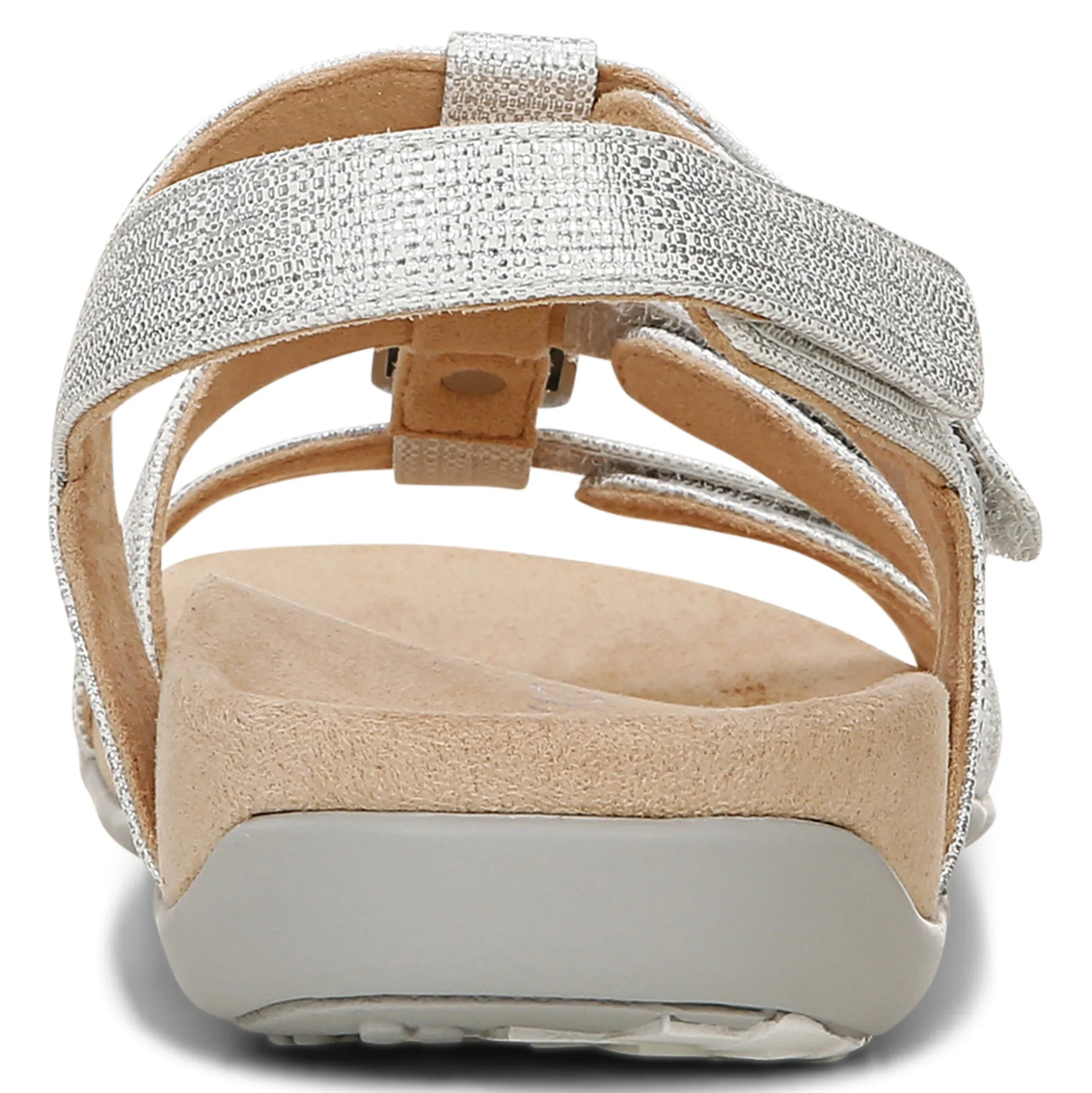 Amber Metallic Adjustable Sandal