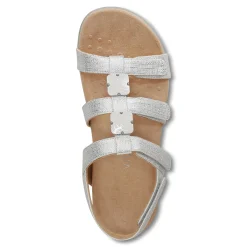 Amber Metallic Adjustable Sandal