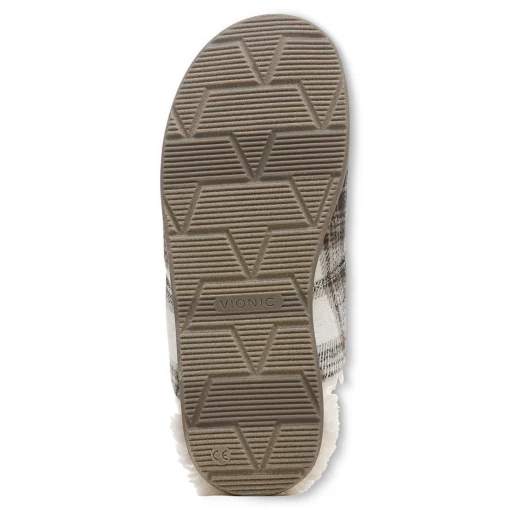Men Vionic Slippers|Alfons Mule Slipper (Plaid)