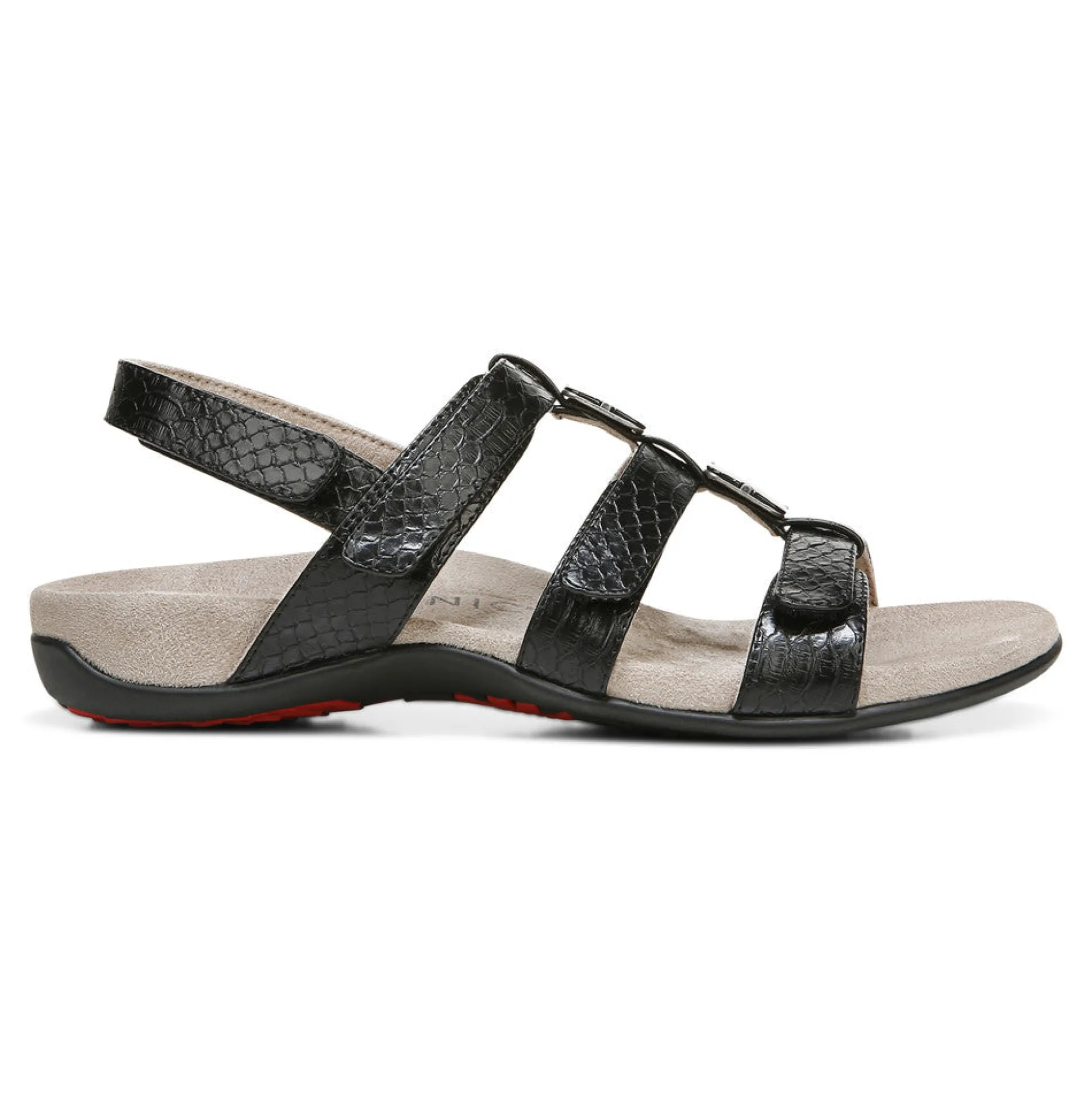 Women Vionic Sandals|Amber Adjustable Sandal (Wide)