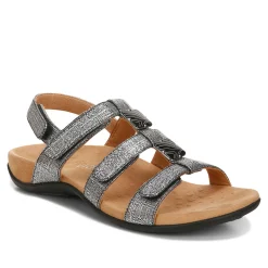 Women Vionic Sandals|Amber Adjustable Sandal (Wide)